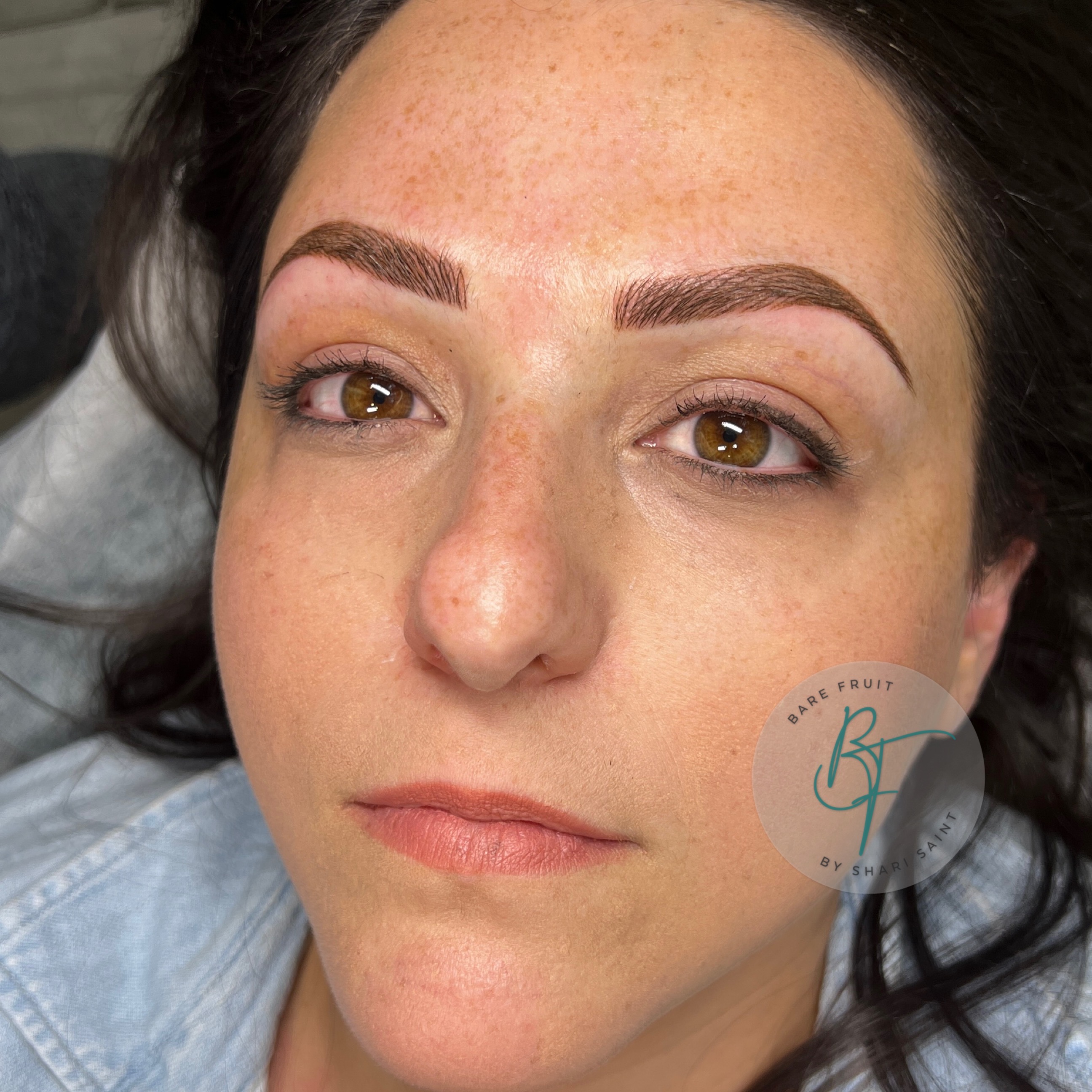 nano brows by shari saint in long island new york - best natural light brown brows - bare fruit sugaring and brows